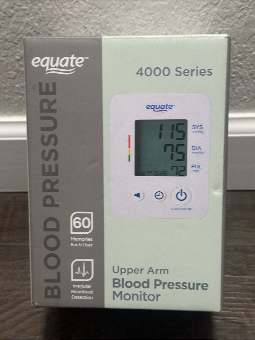 Equate 4000 Series Upper Arm Blood Pressure Monitor